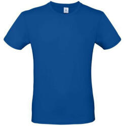 B&C B02E unisex rövid ujjú póló, royal blue - 2XL (BB02E0710)