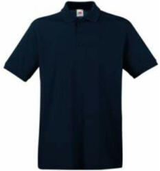 Fruit of the Loom FU21 galléros piké póló, PREMIUM POLO, Deep Navy - 3XL (FU213911)