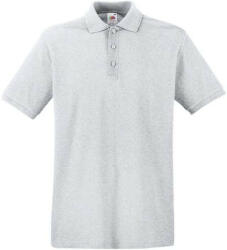 Fruit of the Loom FU21 galléros piké póló, PREMIUM POLO, Heather Grey - 3XL (FU211511)