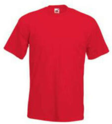 Fruit of the Loom F03 rövid ujjú környakas póló, SUPER PREMIUM T, Red - 2XL (F030510)