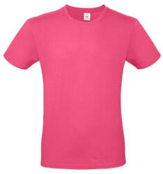B&C B02E unisex rövid ujjú póló, fuchsia - XL (BB02E2809)