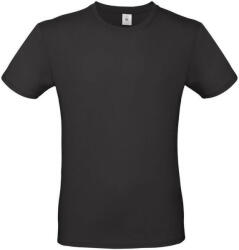 B&C B02E unisex rövid ujjú póló, black - 2XL (BB02E0310)