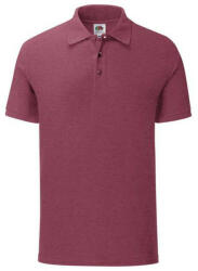 Fruit of the Loom FN66 galléros póló, ICONIC POLO, Heather Burgundy - 2XL (FN665310)