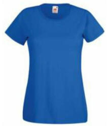 Fruit of the Loom FU78 Női környakas póló, LADY-FIT VALUEWEIGHT T, Royal Blue - L (FU780708)