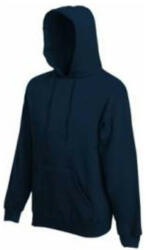 Fruit of the Loom F44 kapucnis pulóver, HOODED SWEAT, Deep Navy - 2XL (F443910)