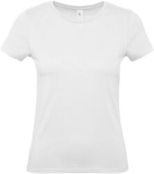 B&C B54E Női rövid ujjú póló, white - 2XL (BB54E0110)