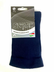 Szuntex gumi nélküli pamut zokni, sötétkék (SX527-125NV)