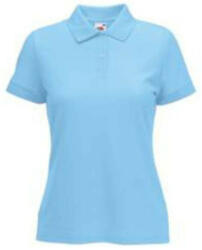 Fruit of the Loom F68 galléros Női póló LADY-FIT 65/35 POLO, Sky Blue - M (F681207)