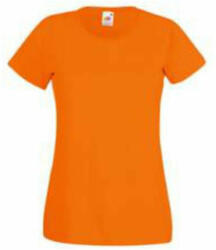 Fruit of the Loom FU78 Női környakas póló, LADY-FIT VALUEWEIGHT T, Orange - L (FU781008)