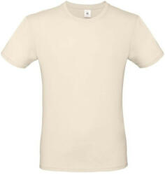 B&C B02E unisex rövid ujjú póló, natural - L (BB02E1108)