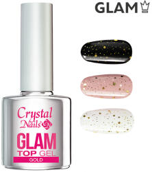 Crystal Nails - GLAM TOP GEL - GOLD - 4ML
