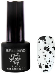 BrillBird - MATT SPLASH TOP - BLACK - 4ml