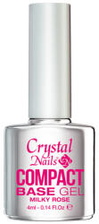 Crystal Nails - COMPACT BASE GEL MILKY ROSE - 4ML
