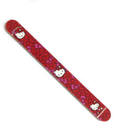 Beauty Nails BN - Egyenes reszelő 100/180 - Hello Kitty - piros