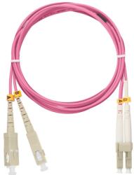 NIKOMAX Fiber Optic SC/UPC Fiber Optic LC/UPC Convertor roz 10m NMF-PC2M4C2-SCU-LCU-010 (NMF-PC2M4C2-SCU-LCU-010)