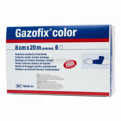 Gazofix 8 cm x 20 m kék 6 db