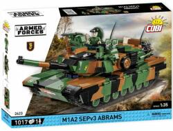 COBI Forțele Armate Cobi Abrams M1A2 SEPv3, 1: 35, 1017 k, 1 f (CBCOBI-2623)