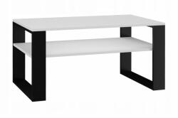 Holzmeister Dohányzóasztal - Holzmeister - 90 x 58 cm - fekete / fehér