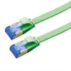 Valueline Cablu de retea RJ45 extra flat FTP cat. 6A 2m Verde, Value 21.99. 2142 (21.99.2142-40)