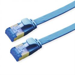 Valueline Cablu de retea RJ45 extra flat FTP cat. 6A 3m Albastru, Value 21.99. 2153 (21.99.2153-40)
