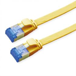 Valueline Cablu de retea RJ45 extra flat FTP cat. 6A 2m Galben, Value 21.99. 2132 (21.99.2132-40)