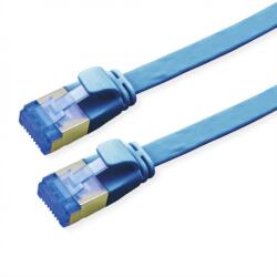 Valueline Cablu de retea RJ45 extra flat FTP cat. 6A 2m Albastru, Value 21.99. 2152 (21.99.2152-40)