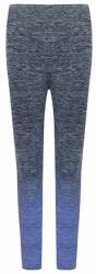 Tombo Női csíkos sport leggings - Sötétkék / kék | L/XL (TL300-1000276382)