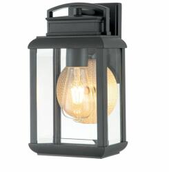 Quoizel Aplică Byron S, antracit, H: 30, 5 cm, IP44, QZ-BYRON-S-GR (QZ-BYRON-S-GR)