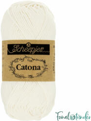 Scheepjes Catona 105 Bridal White - törtfehér pamut fonal - 50gramm