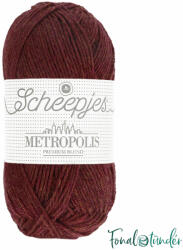 Scheepjes Metropolis 041 Rabat - sötét vörös gyapjú fonal