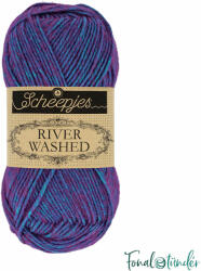 Scheepjes River Washed 949 Yarra - kék-lila fonal