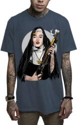 MAFIOSO Tricou bărbați MAFIOSO - Sister Monroe 2.0 - STEEL BLUE - MAF037