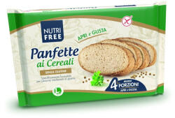 Nutri Free Panfette Rustico Multicereale gluténmentes barna szeletelt kenyér