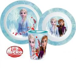 Disney Jégvarázs étkészlet, micro műanyag szett (STF11131) - oliviashop
