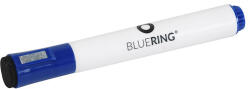 BLUERING Táblamarker 3mm, mágneses, táblatörlővel multifunkciós Bluering® kék (20576) - bestoffice