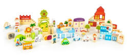 ECOTOYS Blocuri din lemn Zoo - 120 elemente (EDIHM015501)