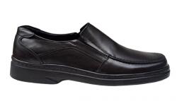Made in Romania Pantofi barbati casual din piele naturala, cu elastic, calapod lat, GKR10N