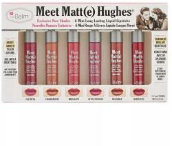 TheBalm Set de rujuri lichide mate, 6 buc. - theBalm Meet Matte Hughes Set Mini Kit Vol. 2