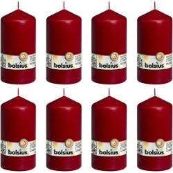 Bolsius Pillar candle burgundy 150x78 mm 8 pcs