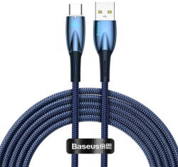 Baseus USB for USB-C Glimmer Series, 100W, 2m (Blue) (27198) - pcone