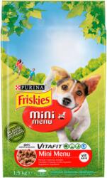 Friskies Állateledel száraz PURINA Friskies Vitafit Mini menü kutyáknak marhahússal és zöldséggel 1, 5kg (12466311)