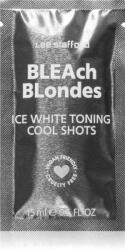 Lee Stafford Bleach Blondes Ice White tratament intensiv pentru părul blond şi gri 4x15 ml