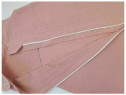 KidsDecor - Sac de dormit din Muselina Blushing Pink 85 cm (SDM85BLP)