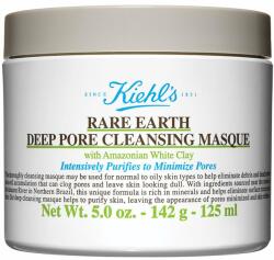  Kiehl's Rare Earth Deep Pore Cleansing Mask mélyen tisztító maszk a pórusok méretének csökkentésére 125 ml
