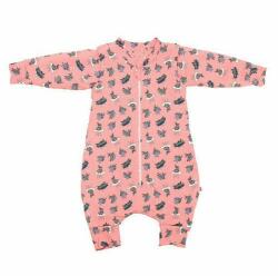 KidsDecor - Sac de dormit cu picioruse si maneci Bunny Pink - 110 cm, 3 Tog - Iarna (JPIC1103BUNP)