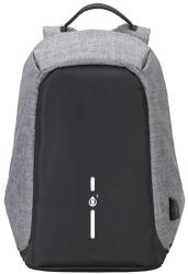 Antitheft 15.6" USB portos hátizsák, fekete/szürke (2901179)