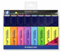 STAEDTLER 'Textsurfer Classic 364' szövegkiemelő készlet 1-5 mm 6+2 szín (364 A WP8)