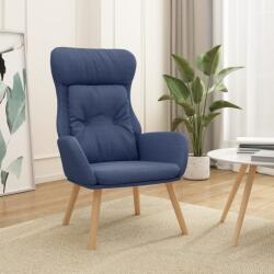 vidaXL Scaun de relaxare, albastru, material textil (341294)