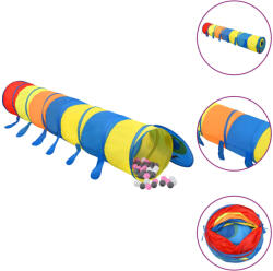 vidaXL Tunel de joacă pt copii, 250 bile, multicolor, 245 cm poliester (3107762) - vidaxl