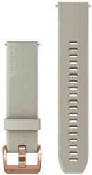 Garmin Curea Garmin Quick Release 20mm, silicon, crem, cataramă aurie (Venu, Venu Sq, Venu 2 plus, etc. )